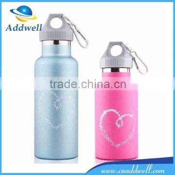 Outdoor travel sport 600ml vacuum insulated stainless steel water bottle