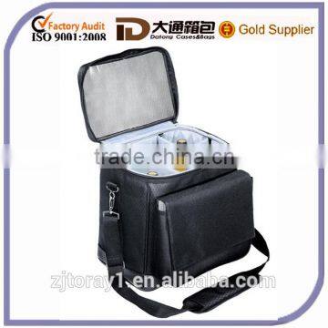 Portable Insulated Wine Cooler Bag For Picnic