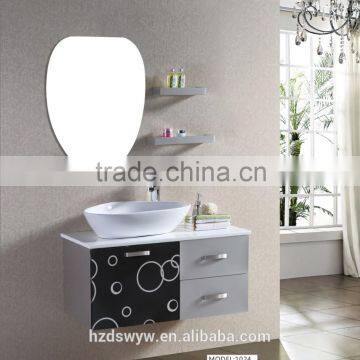 Beautiful stainless bathroom cabinet/stainless steel bathroom vanity cabinet/stainless steel bathroom mirror cabinet