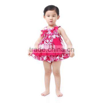 2016 baby girls floral swing top&bloomer set,wholesale carters baby clothes