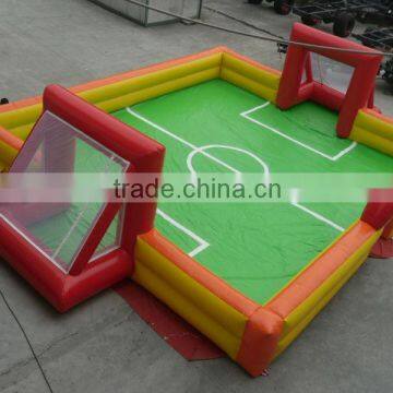 Outdoor Durable Inflatable Soccer Field for kids inflatable football game