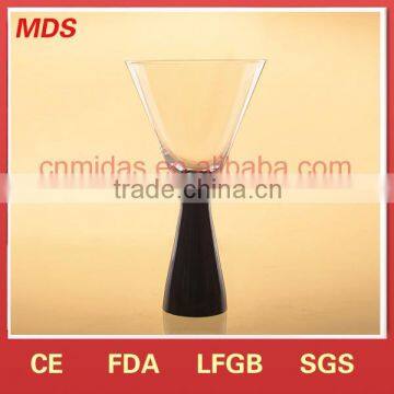 Elegant design cocktail glass with blank stem