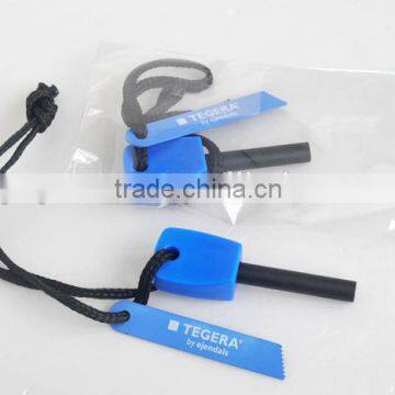 Cheap Travel Emergency Fire Starter Survival Flint With Customized Color And Logo
