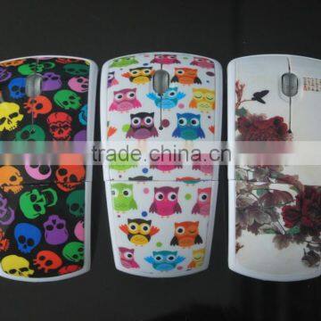 New Cheaper Arc Wireless Mouse 2.4Ghz Folding With Full Color Printing
