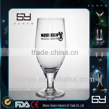 Best Quality 16oz Crystal Clear Beer Glass With Stem