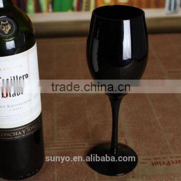 SGS FDA Safe Solid Black Colored Wine Glass photo-2