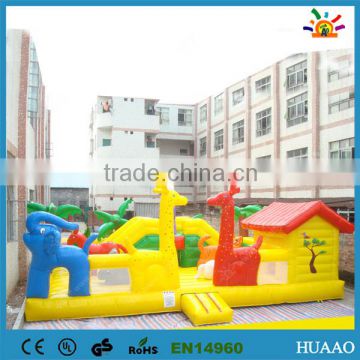 Hot sale commercial kids fun city inflatable playground