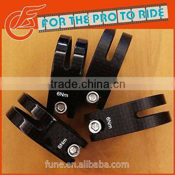 OEM 31.8/34.9mm Carbon Fibre Bike Bicycle Seat Clamp
