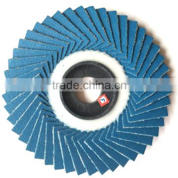 80-320grit 4inch 100mmx 16mm korea style flower-shaped flap disc Zirconia Flexible Flap Disc