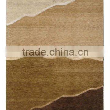 586 A Multi Hand spun woolen carpets