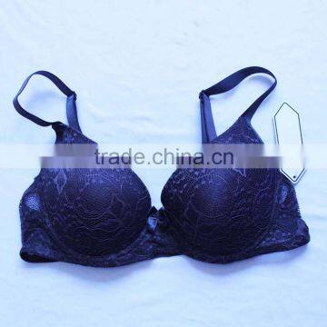 Professional OEM Girl's Underwear Spandex Cotton Padded Lace Girl Sexy Bra