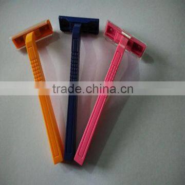 Double stainless steel disposable razors, disposable razor, razor hotel bath