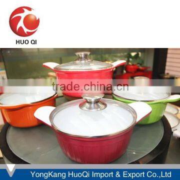 Die-casting aluminum ceramic non-stick cookware