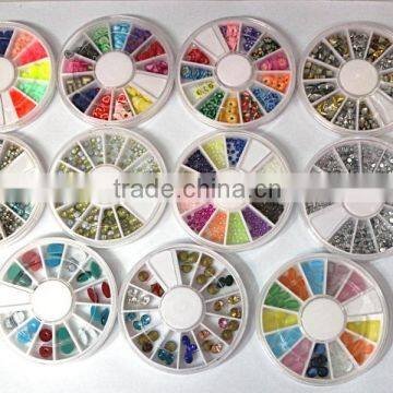 Various Design Nail Wheel Cheap Price Nail Art Decoration Box photo-3