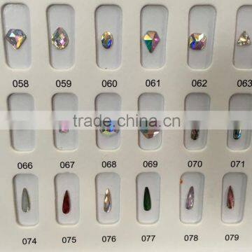 Factory Supply Glass Diamond Hot Sale Shining Nail Art 3D Crystal Decoration