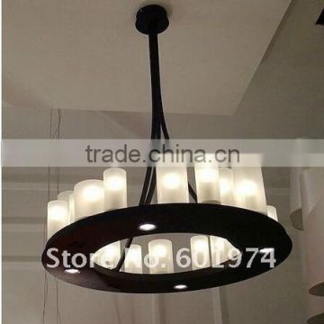 Home Vintage chandelier LED suspension lights candle shade chandelier table shade chandelier romantic pendant lamp for hotel