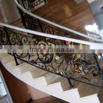 Top-selling modern indoor iron staircase handrail