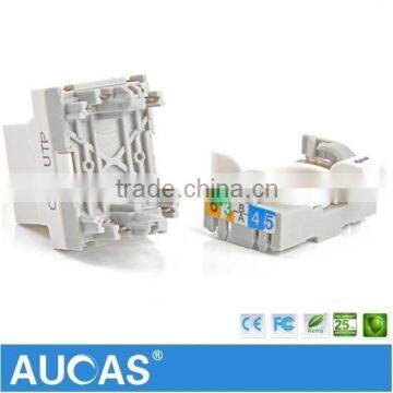Cat5e Keystone Jack Cheap Price Tool-Less RJ45 Wall Jack Male UTP RJ45 Network Modular Jack photo-6