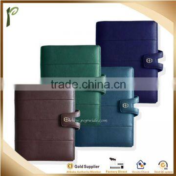 Popwide high quality genuine leather or PU leather executive folder