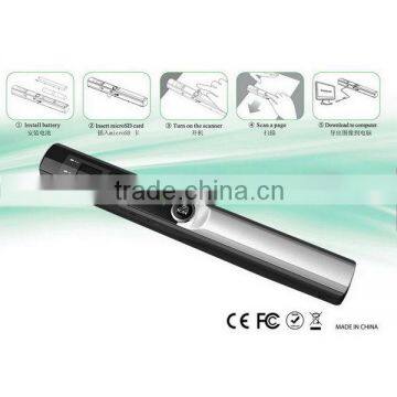 Mini Pen Scanner for A4 Size support SD card storage