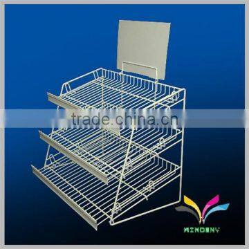 Quality Guarantee Metal Store Advertising Display Rack Shelf for Chocolate