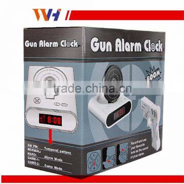Shooting Target Laser Power-saving Gun Alarm Clock photo-6