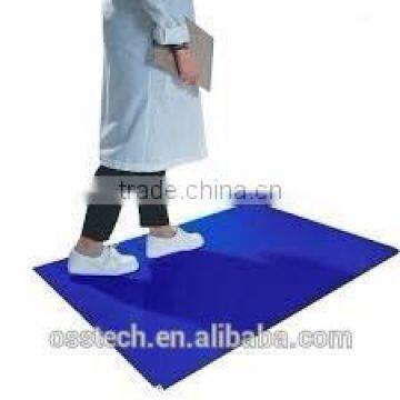 Customised Private Label Disposable Cleanroom Blue Sticky Mat