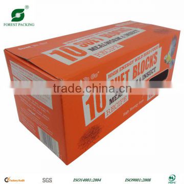 SMALL CUSTOMIZED CARTON DIE CUT BOX WITH LOGO FP032312