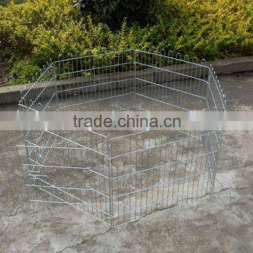 heavy metal wire folding puppy dog play pen rabbit cage