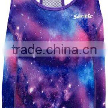 Santic woman custom running wear OEM service running tank