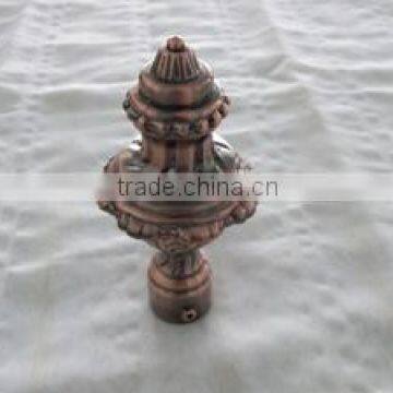 curtain rod final,curtain pole end,curtain tube cap,window decorations