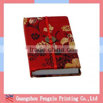 2016 Personalized Design Embroidery Hardcover Diary Notebook Printing