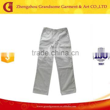 Low price 100% Cotton White Chef Pants the factory in China