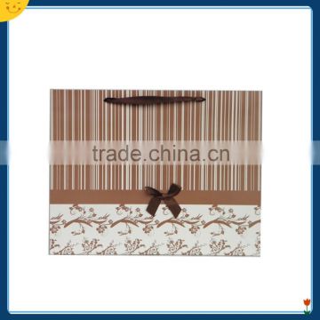 brown luxurious ivory board shopping paper bag