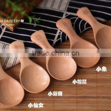 New style fashion wooden salt spoon