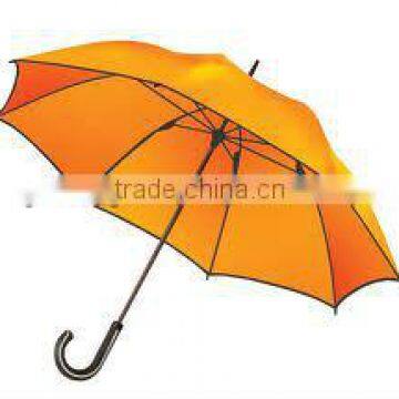 Automatic J Shape Wooden Handle Straight Umbrella(Social Audit and BSCI Factory)