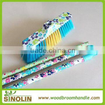 SINOLIN Wood Broomstick Material and Home Usage plastic broom, soft broom