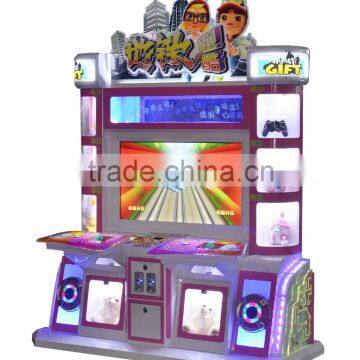 Coin operated Video entertainment equipment Interactive Gift simulator 42 inch subway parkour