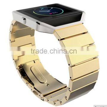 Stainless Steel Replacement Smart Watch Band Wrist Strap Bracelet With Butterfly Buckle Clasp or Fitbit Blaze Smart Watch Band photo-4