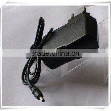 Black ABS 5V/1A Mobile Phone Charger C648, with EU Plug