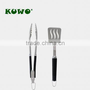 wooden handle stainless steel bbq fork