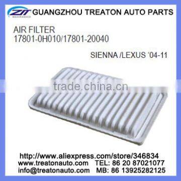 AIR FILTER 17801-0H010 17801-20040 FOR TOYOTA SIENNA LEXUS 04-11