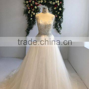Hot Sell Good Quality 2016 New Style Embroidery Designs for Wedding Dress photo-6