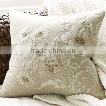 Luxury embroidery cushion cover ,Latest design pillow cover,handmade embroidery cushion cover