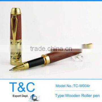 2014 promotional nice a-one unique wood metal pen