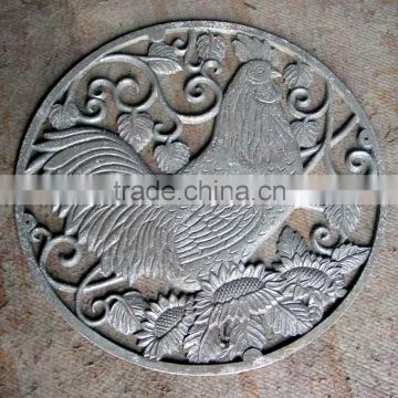 outdoor decorative metal doormat