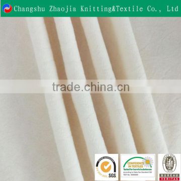 Changshu wholesale elastic weft knitted fabric embossed yarn steaming