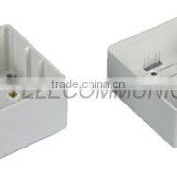 Back mounting box for face plate
