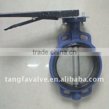 manual wafer type butterfly valve