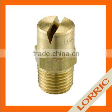 Industrial Brass Vee Jet Flat Fan Spray Nozzle